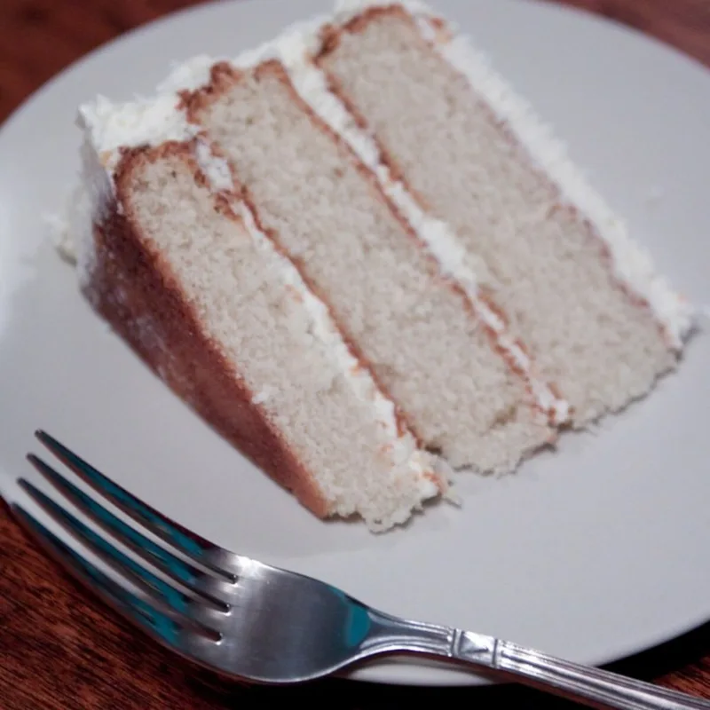 Jam & Coconut Sponge Cake