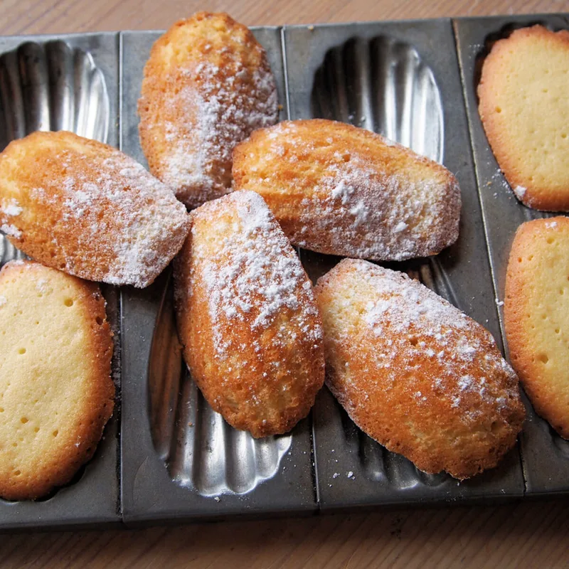 Lemon & Raspberry Madeleines with Local Honey (Bag of 7)