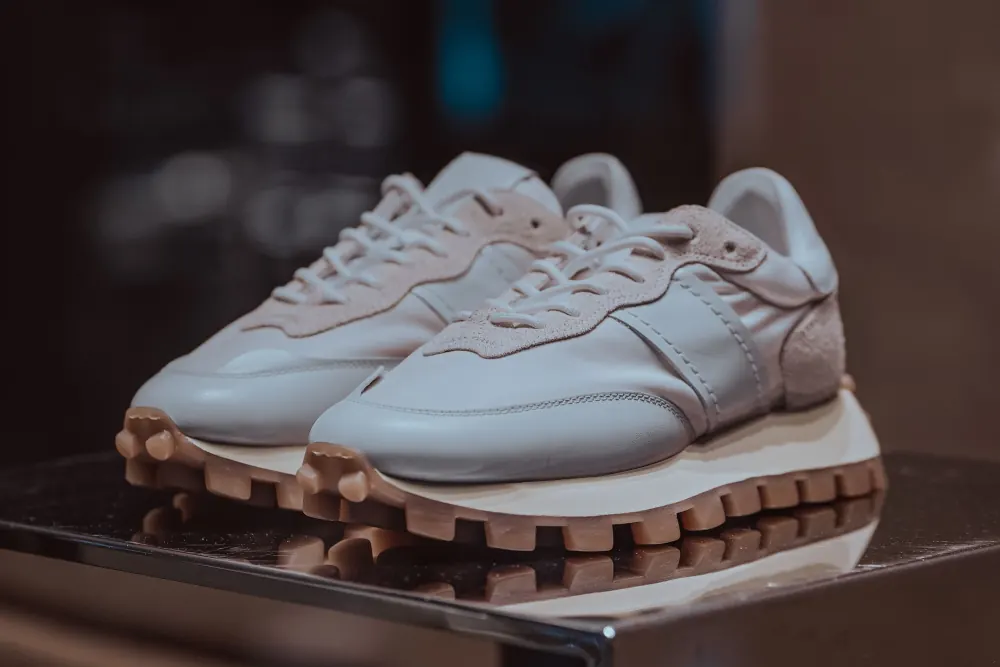 The gum-sole trainer